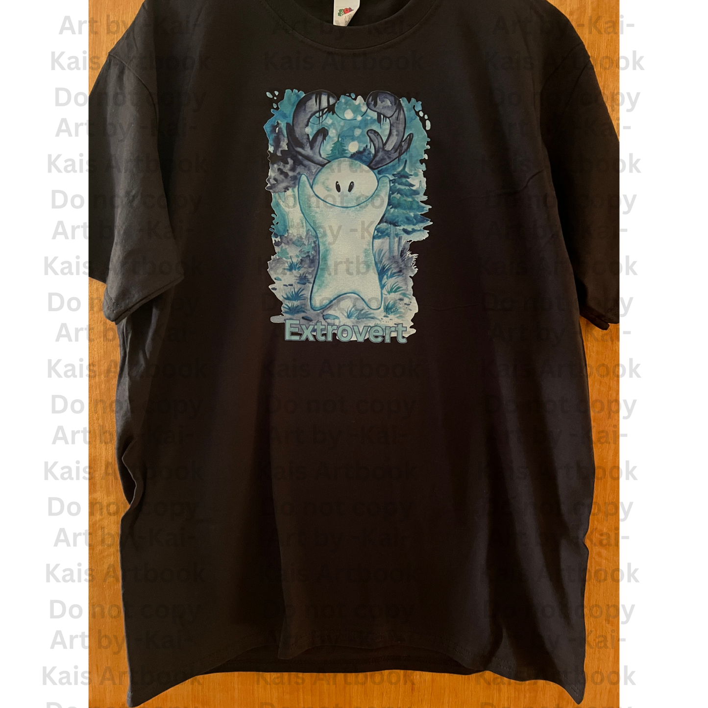 T-Shirt S-5XL Extrovert Waldgeist bunt NO AI - Original Art