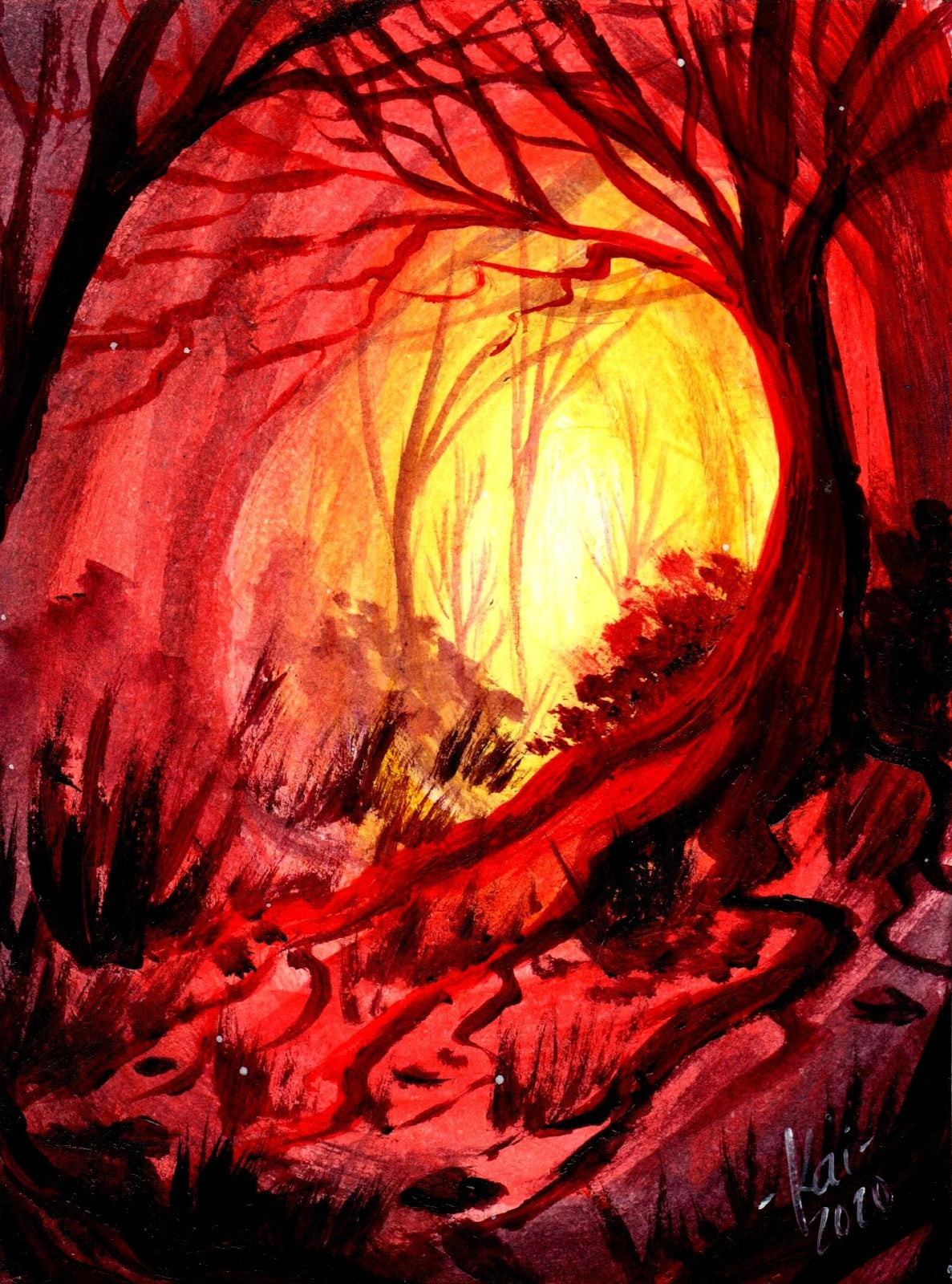 VIP - Malkurs mit Aquarelle / Wasserfarben, oder Gouache, oder Acryl für Anfänger o. Fortgeschrittene bei dir