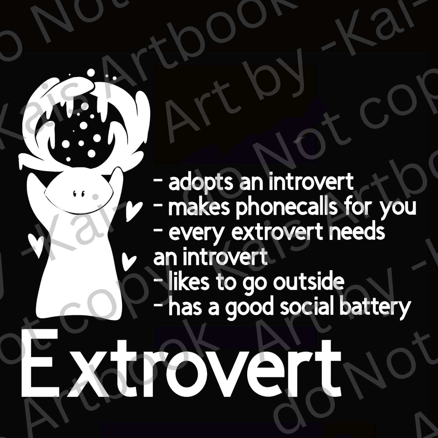 T-Shirt S-5XL Introvert, Ambivert, Extrovert