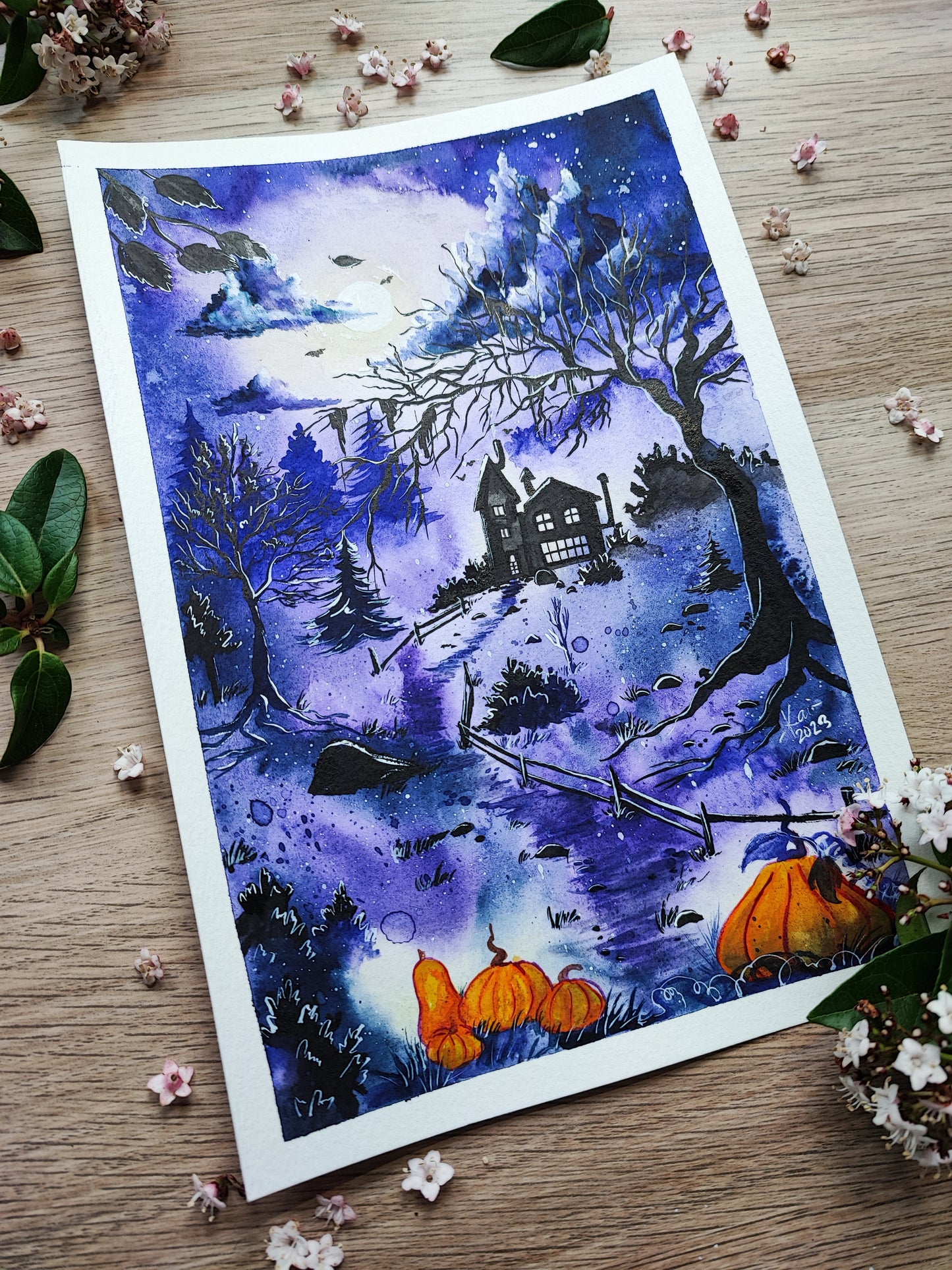 Originale Malerei - Aquarelle Bilder, Gouache Bilder