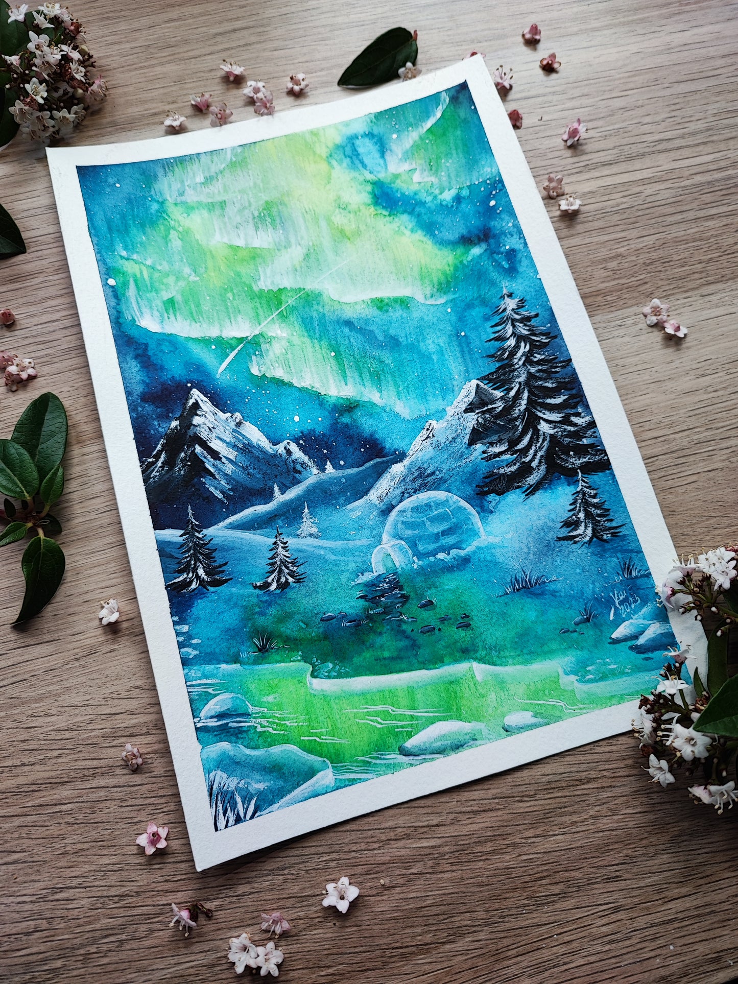 Originale Malerei - Aquarelle Bilder, Gouache Bilder