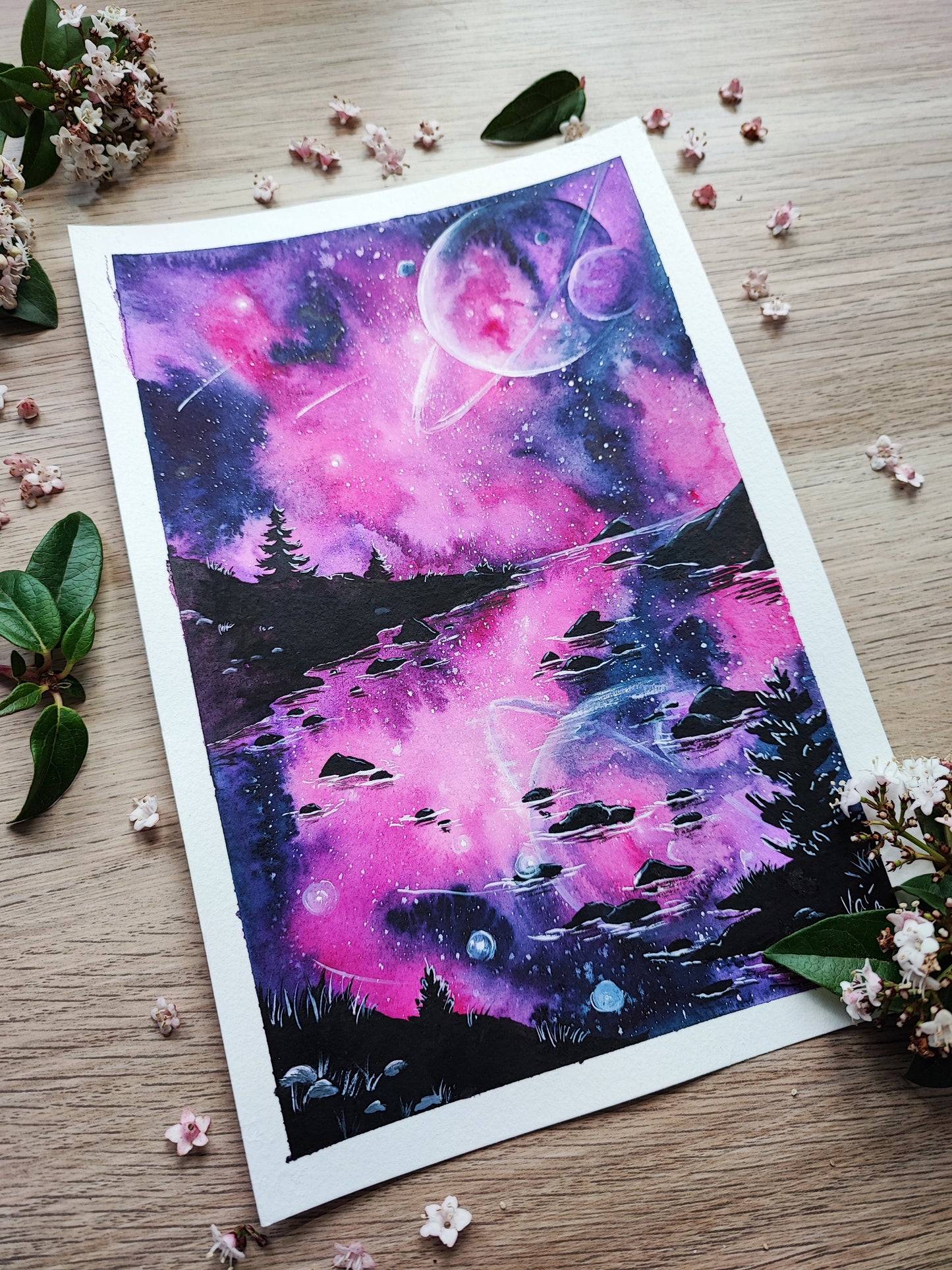 Originale Malerei - Aquarelle Bilder, Gouache Bilder