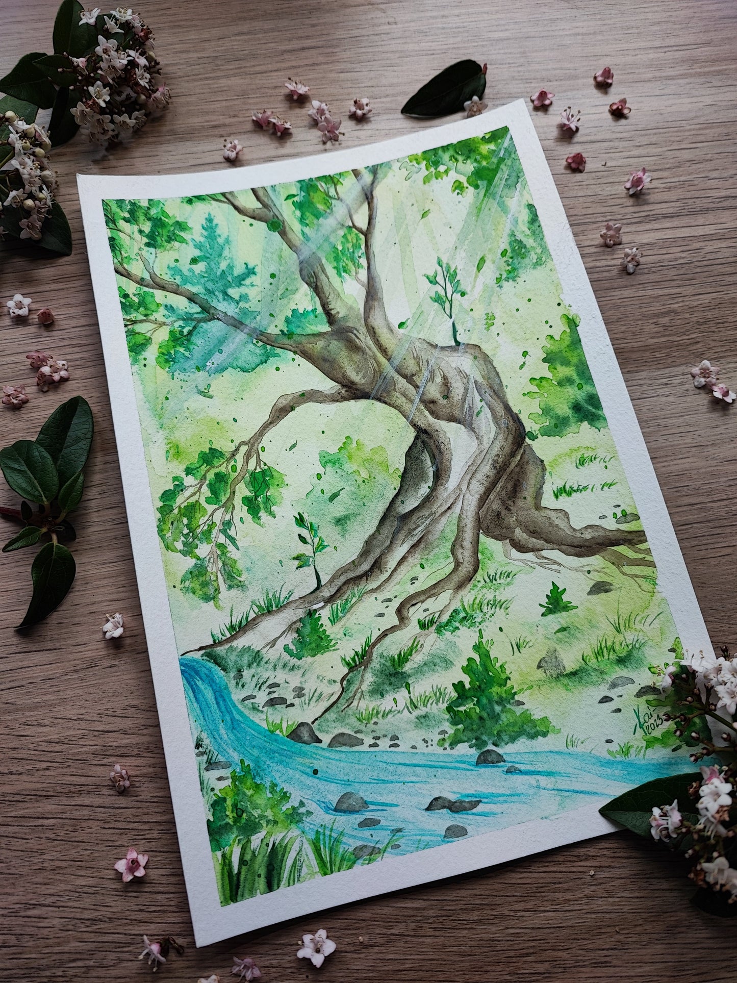 Originale Malerei - Aquarelle Bilder, Gouache Bilder