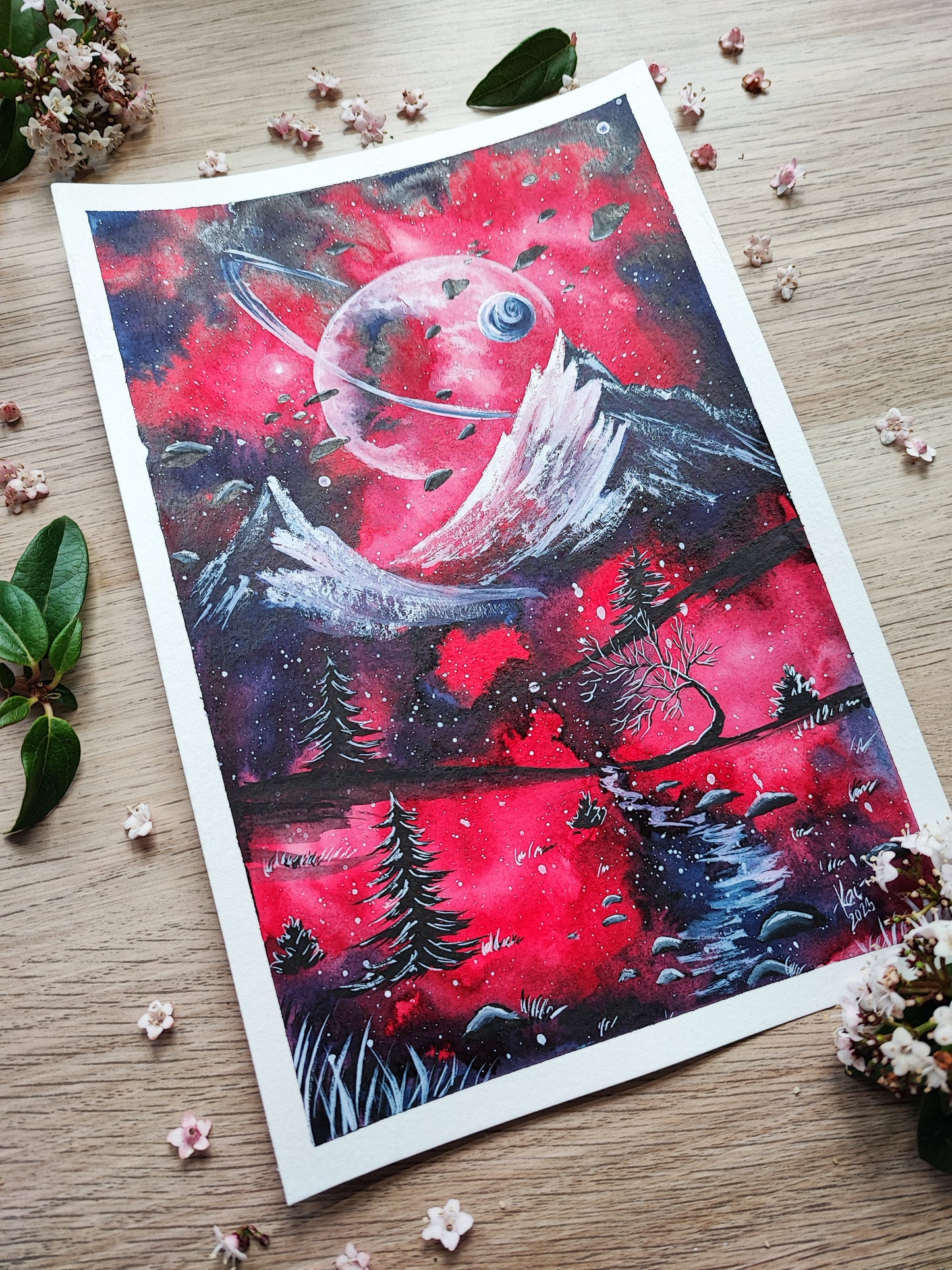 Originale Malerei - Aquarelle Bilder, Gouache Bilder