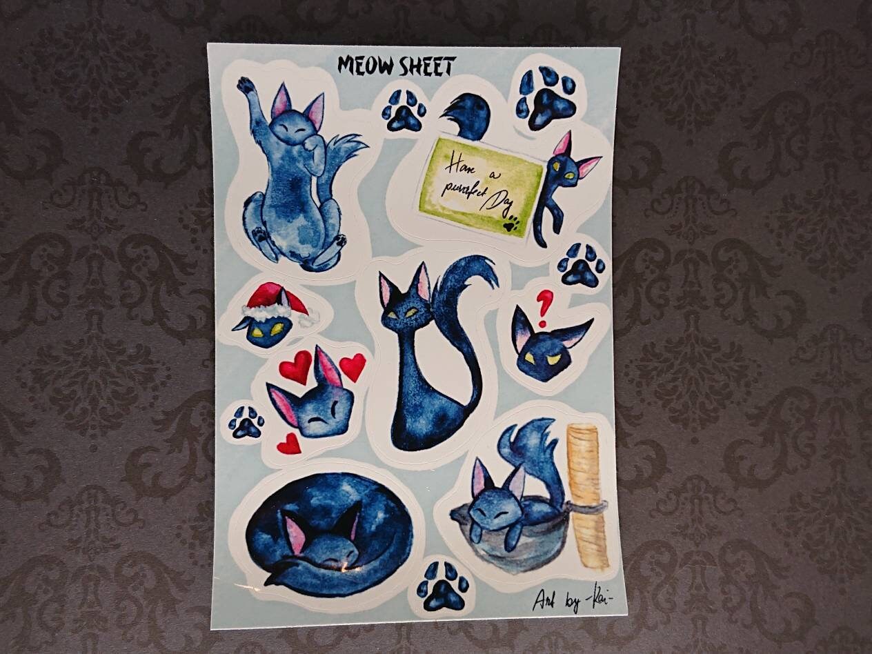 Stickersheet - Mehrere Sticker - Tiere, LGBTQ+ und vieles mehr