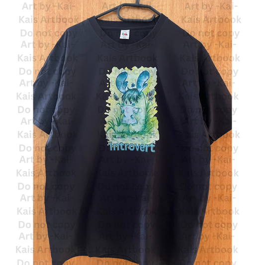 T-Shirt S-5XL Introvert Waldgeist bunt NO AI - Original Art