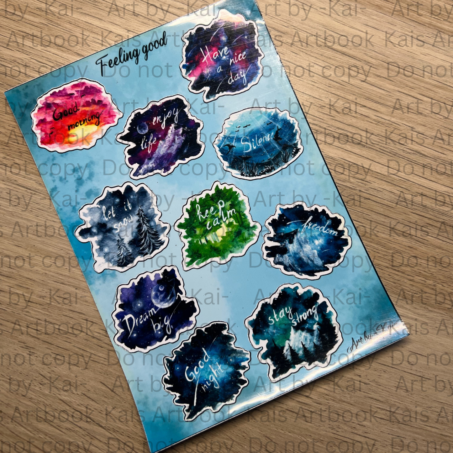 Stickersheet - Mehrere Sticker - Tiere, LGBTQ+ und vieles mehr