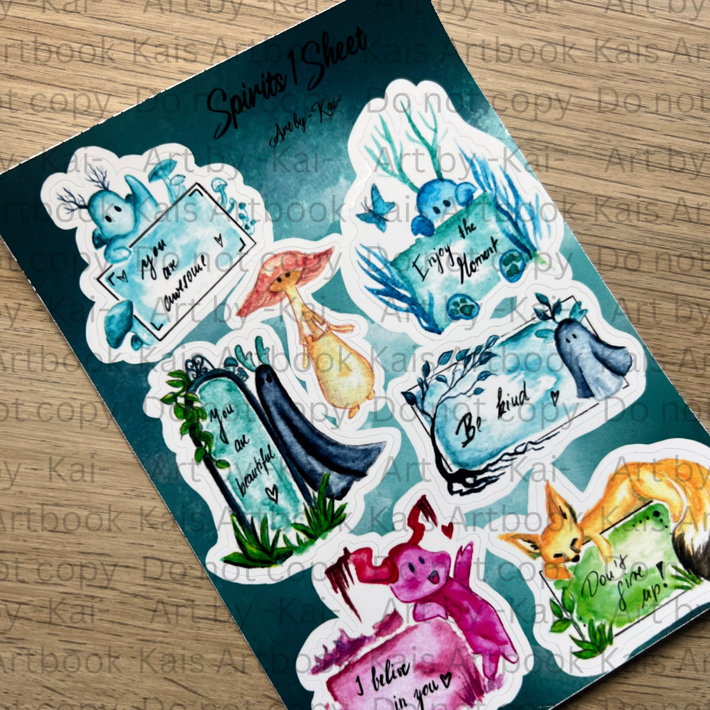 Stickersheet - Mehrere Sticker - Tiere, LGBTQ+ und vieles mehr