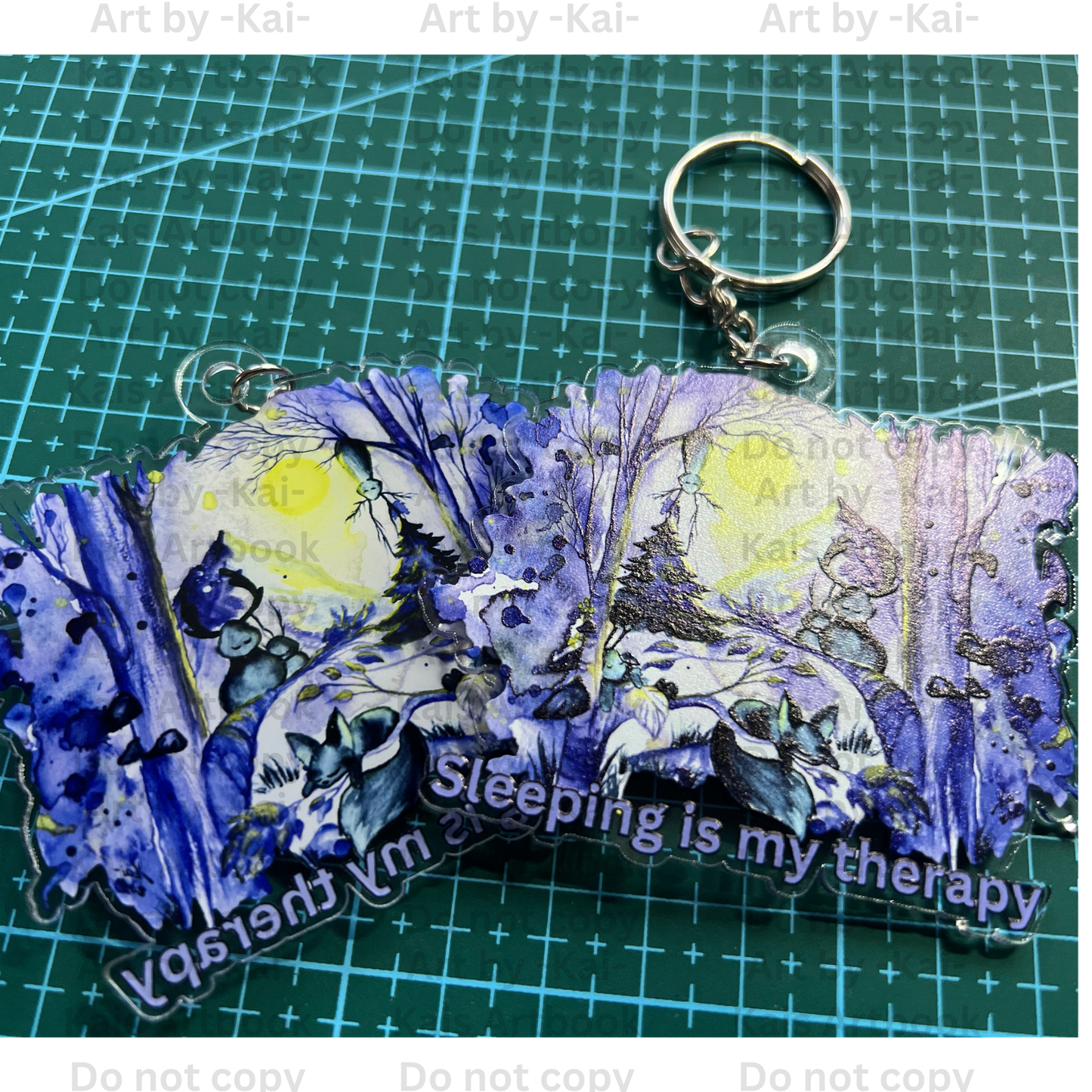 Keychain, Pin, Tasse, Postkarte, oder Sticker - What is your Therapy - Reading, Sleeping, Gaming, Cosplay, Needlework, Nature, Music, Art, I Love Animals