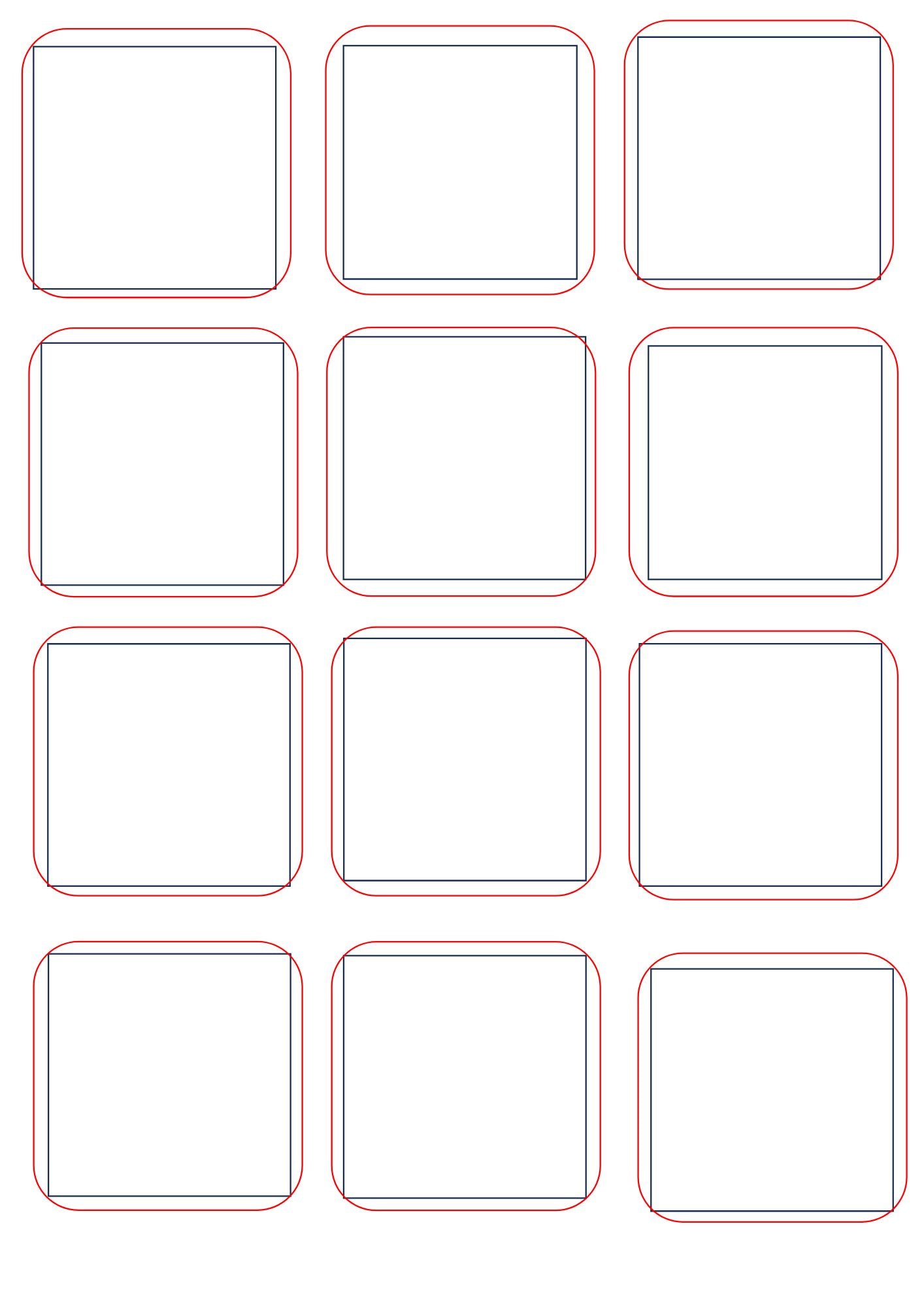 Personalisierte Magnete 50x50 mm