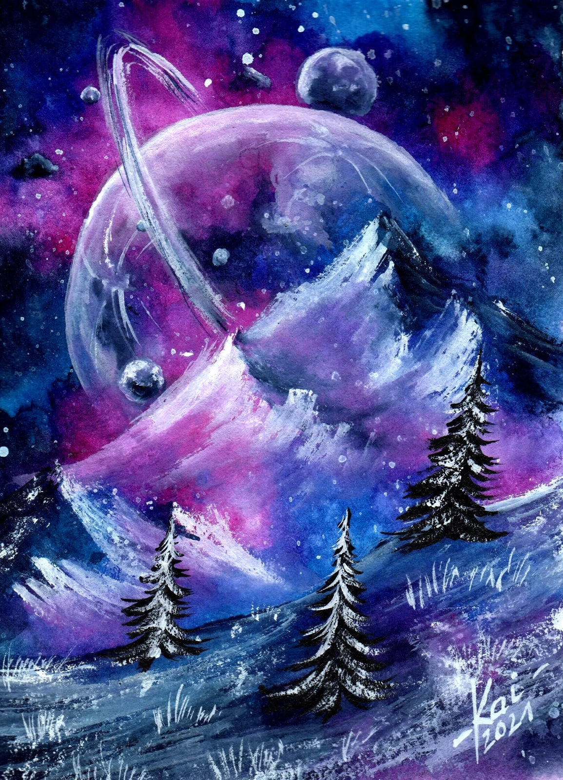 Kunst Workshop - Aquarelle, Acryl und Gouache im Vergleich