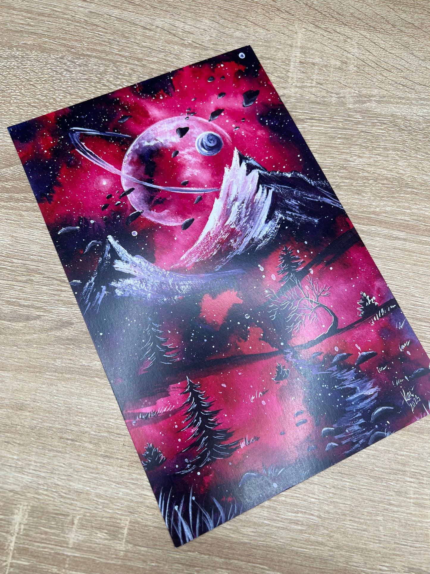 Poster Sonderformat - Fantasy Galaxy Landschaften - NO AI