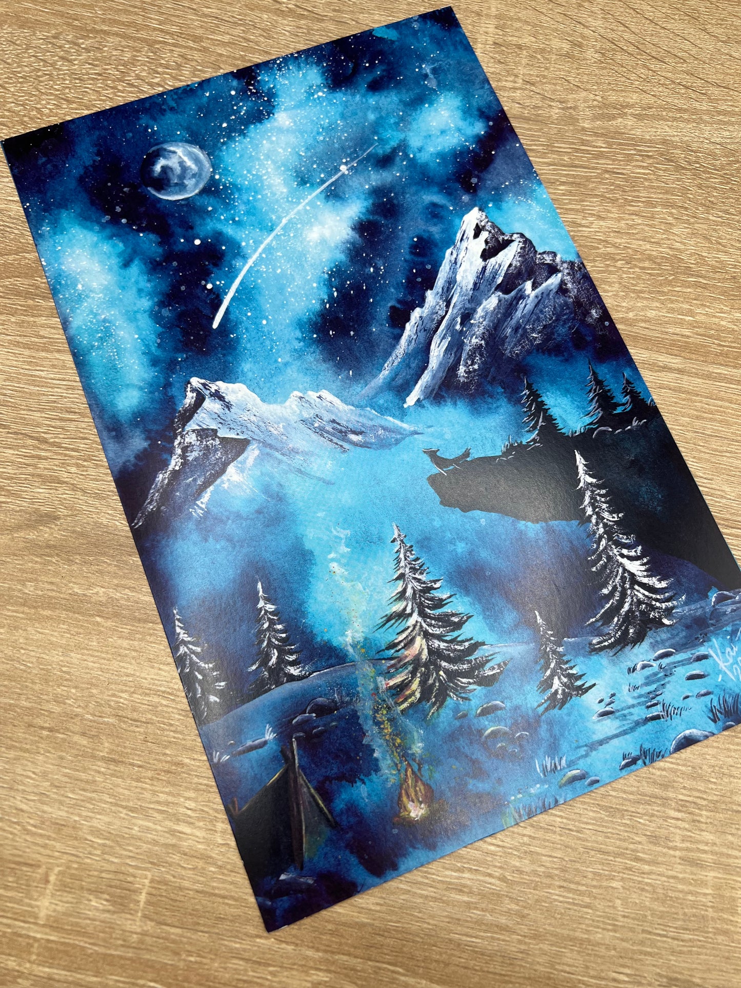 Poster Sonderformat - Fantasy Galaxy Landschaften - NO AI