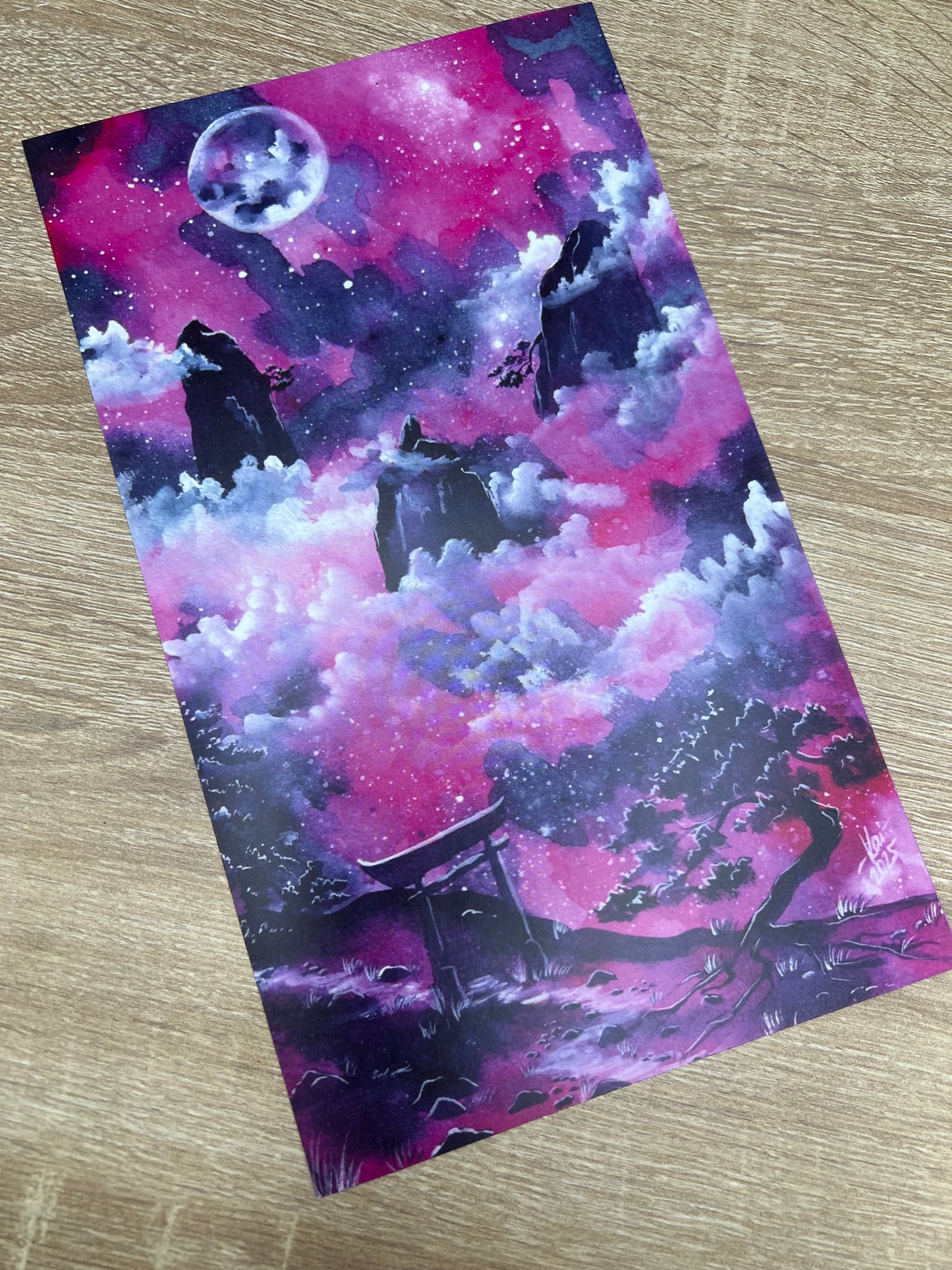 Poster Sonderformat - Fantasy Galaxy Landschaften - NO AI