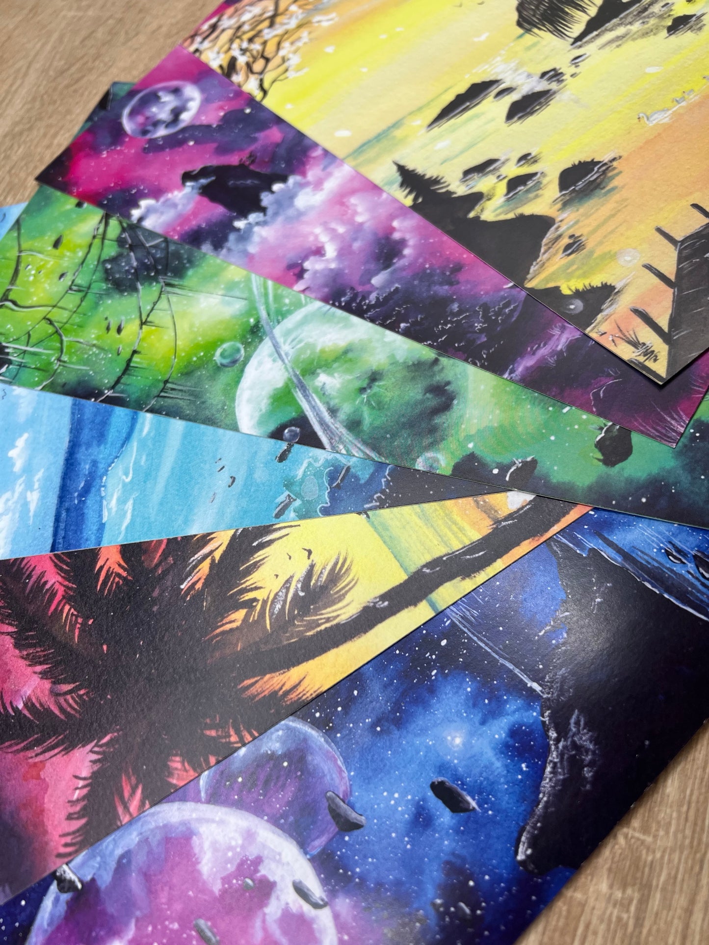 Poster Sonderformat - Fantasy Galaxy Landschaften - NO AI
