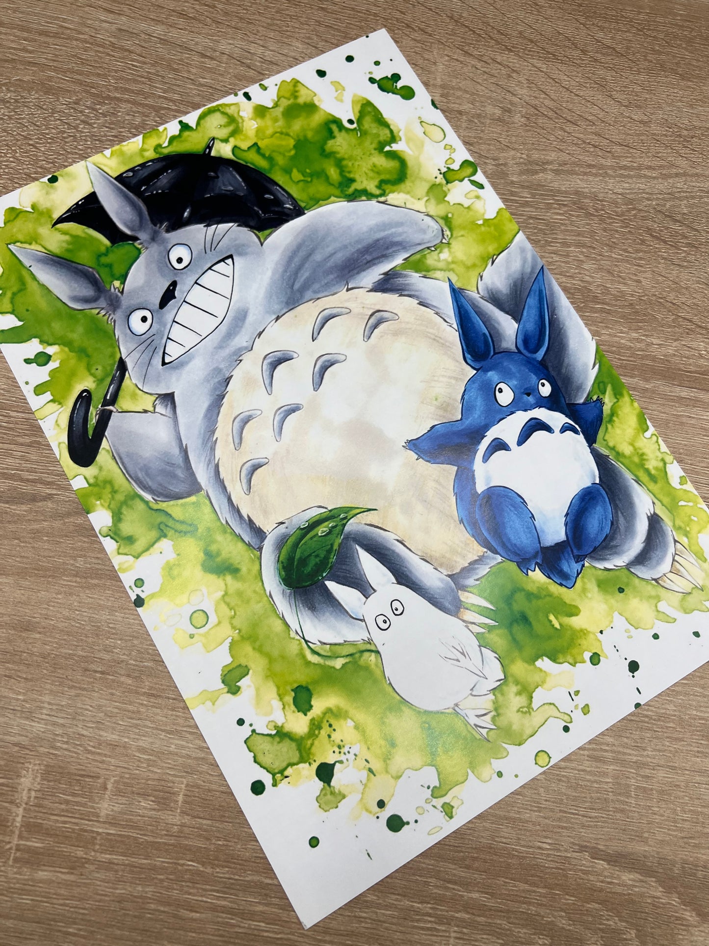 Poster A4 - Fantasy Galaxy Landschaften - NO AI