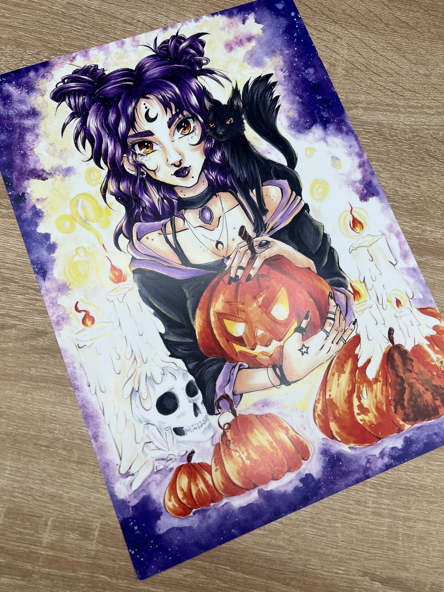 Poster A4 - Anime Mädchen und FamArt - NO AI
