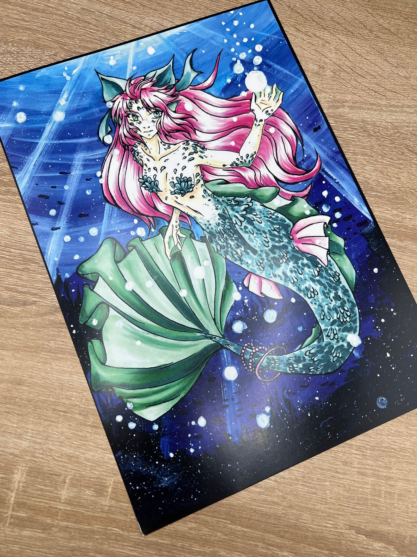 Poster A4 - Anime Mädchen und FamArt - NO AI