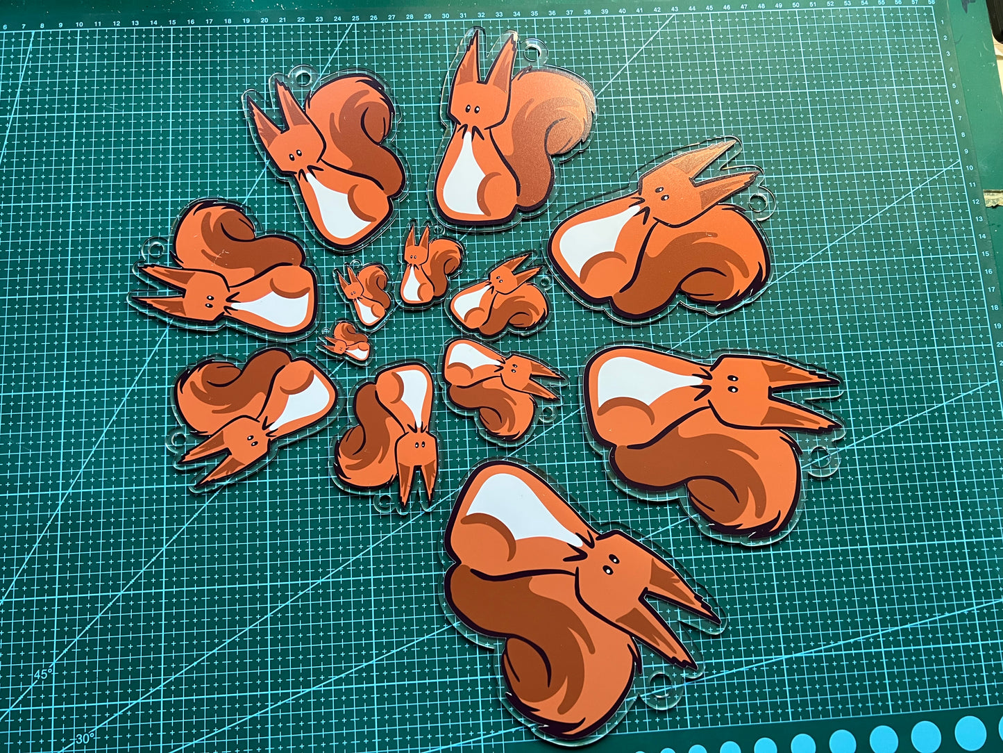 Acryl Anhänger - Charms Keychains mit deinem Motiv - Made in Germany