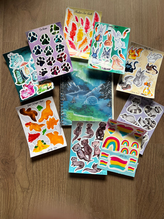 Stickerbuch und das Sticker-Starter Angebot
