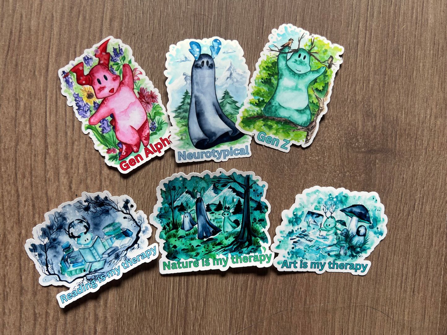 Keychain, Pin, Postkarte oder Sticker - Neurodivergent, Introvert, Extrovert, Ambivert, Millenial, Boomber, Gen X, Gen Z, Gen Alpha, Neurotypisch