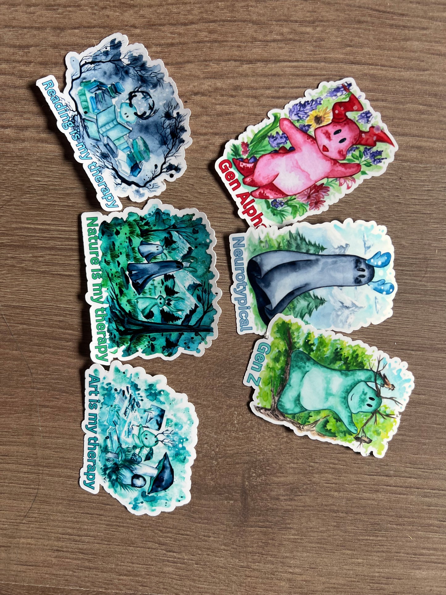Keychain, Pin, Postkarte oder Sticker - Neurodivergent, Introvert, Extrovert, Ambivert, Millenial, Boomber, Gen X, Gen Z, Gen Alpha, Neurotypisch