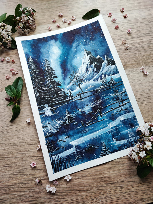 Originale Malerei - Aquarelle Bilder, Gouache Bilder
