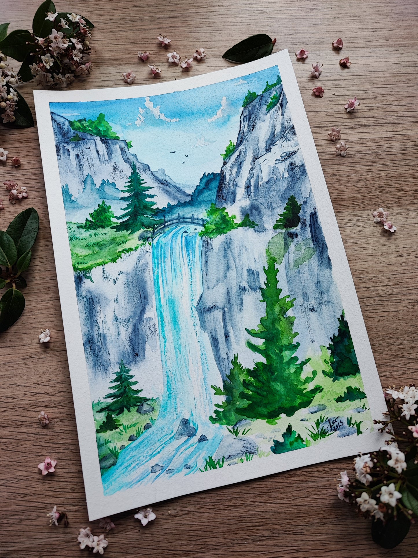 Originale Malerei - Aquarelle Bilder, Gouache Bilder