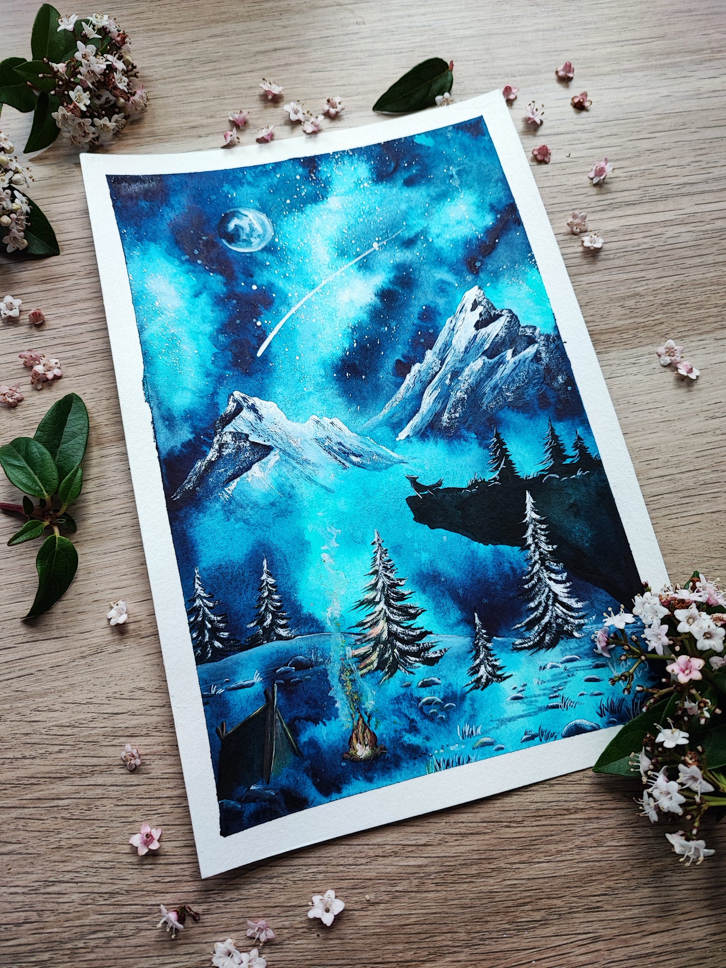 Originale Malerei - Aquarelle Bilder, Gouache Bilder