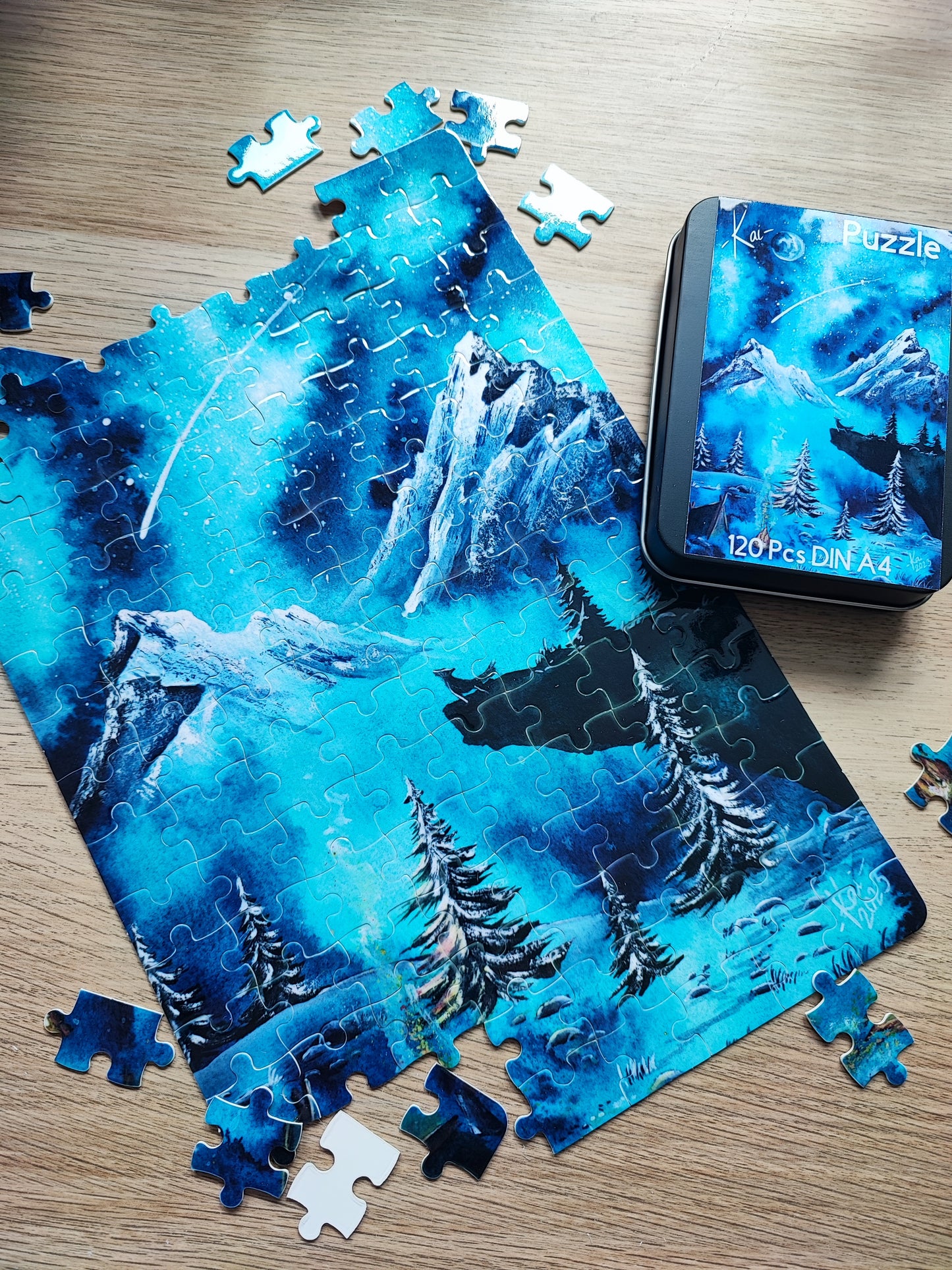Puzzle ca. A4 120 Teile