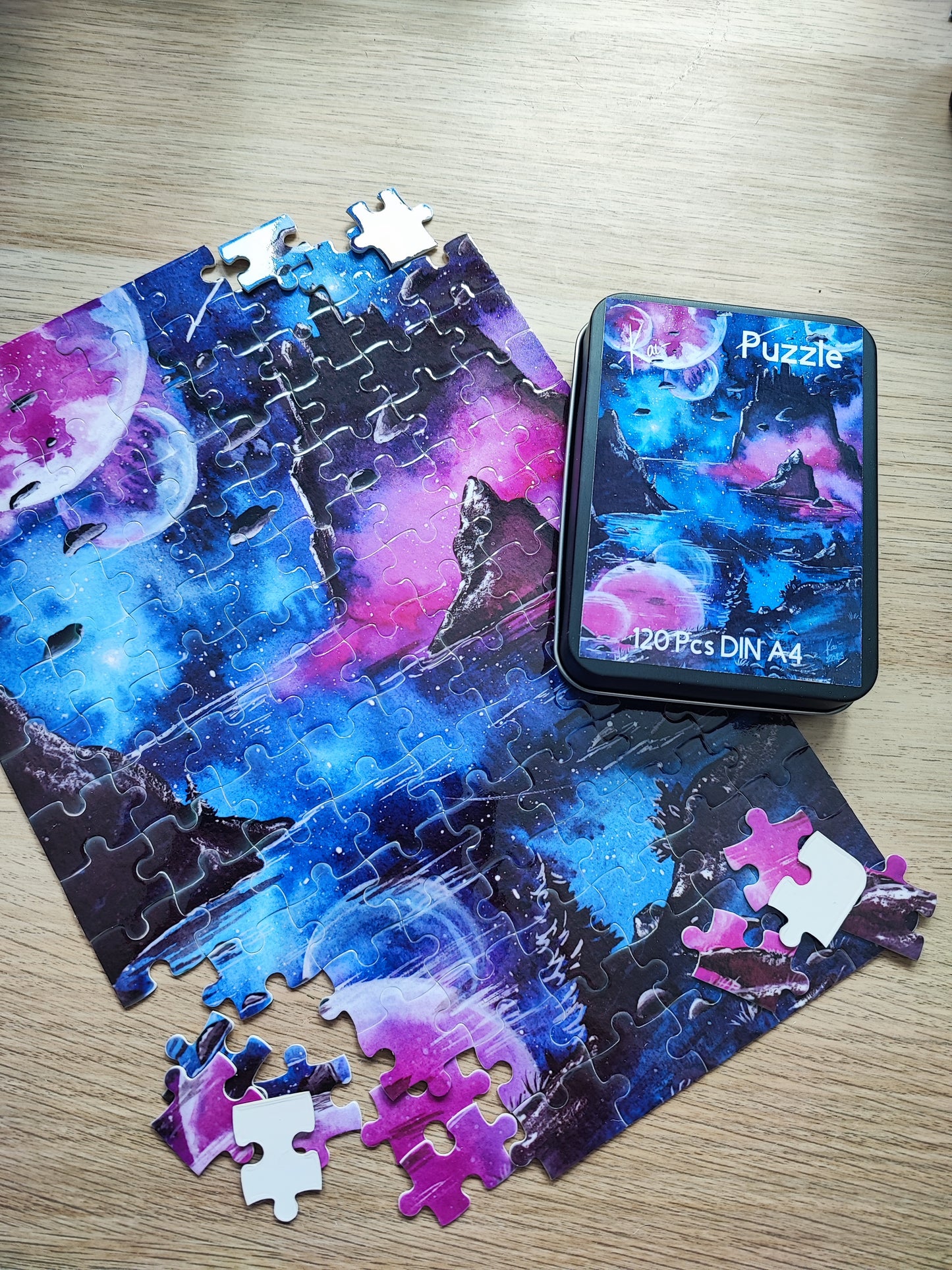 Puzzle ca. A4 120 Teile
