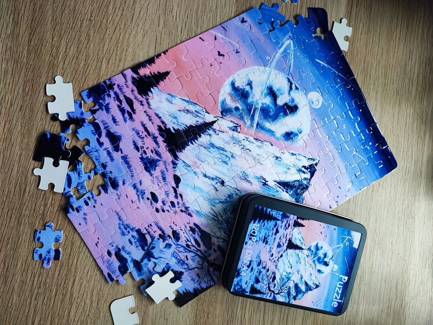 Puzzle ca. A4 120 Teile