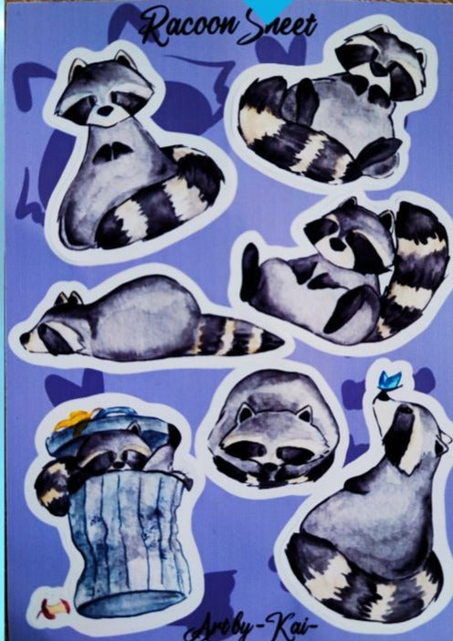 Stickersheet - Mehrere Sticker - Tiere, LGBTQ+ und vieles mehr