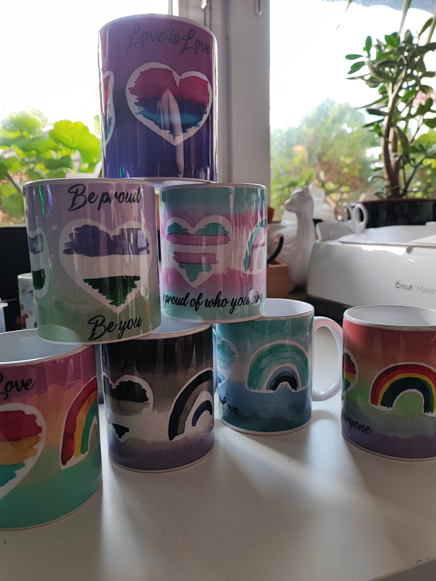 Personalisierte Tassen ca. 300 ml Spülmaschinenfest