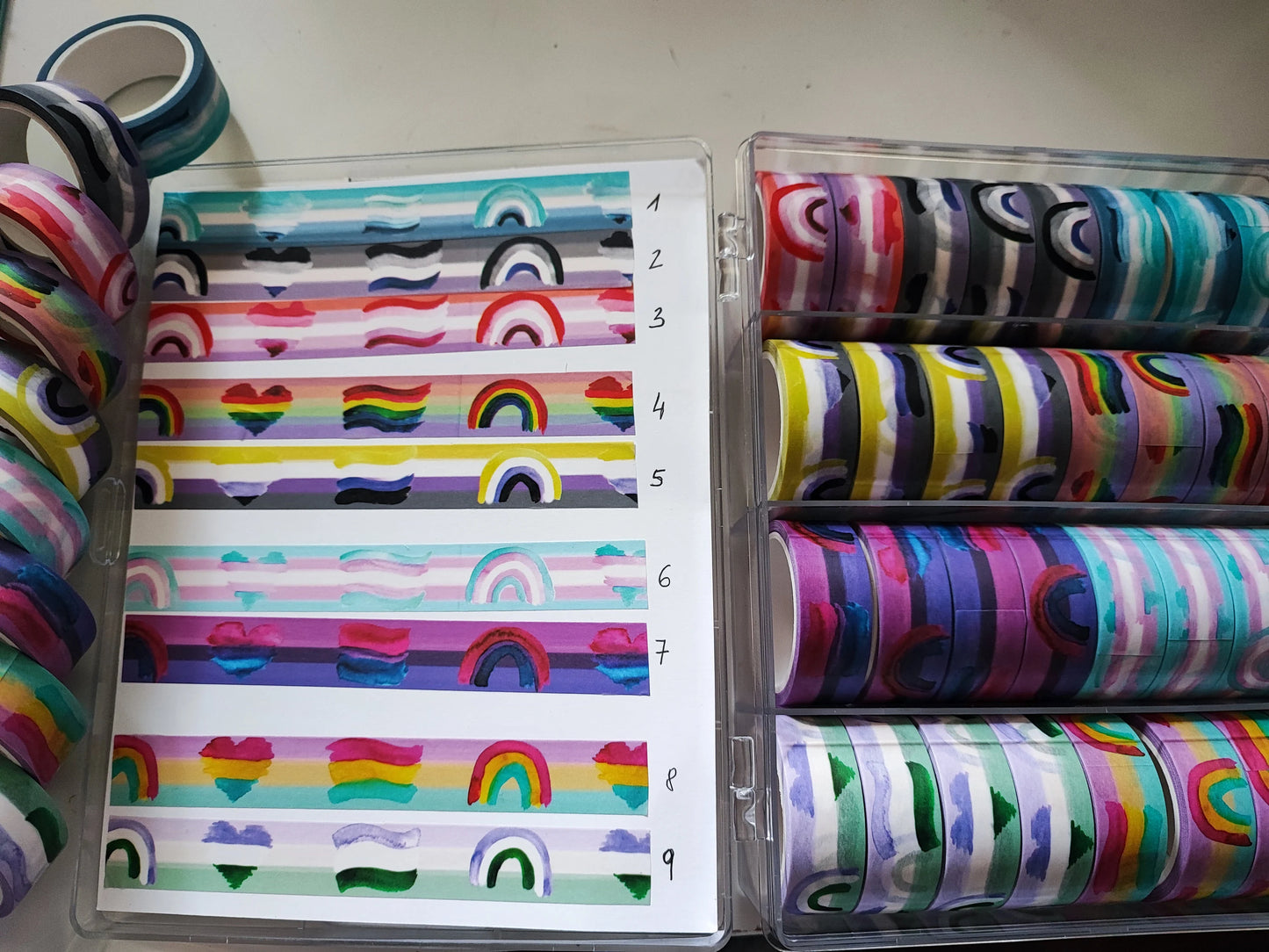 Postkarten, Buttons, Sticker und Sets LGBTQ, Lesbian, Trans, Gay, Bi, Pan, Nonbinary, Genderqueer